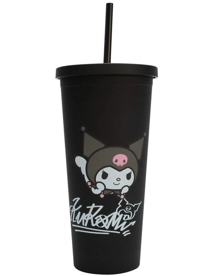 Friends Kuromi Cup With Straw in Blue image 3