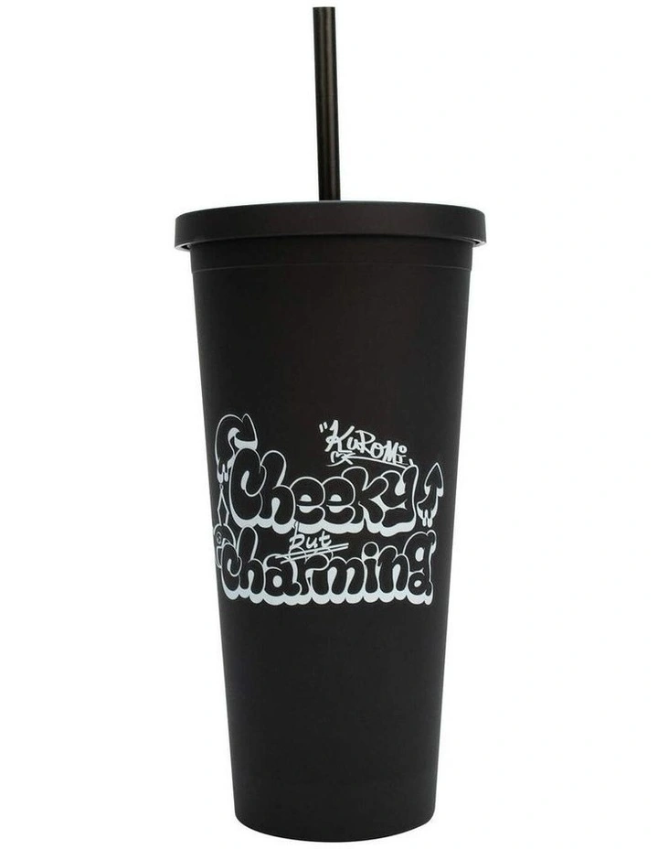 Friends Kuromi Cup With Straw in Blue image 4