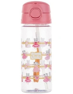 Claris Drink Bottle With Straw 500ml in Multi
