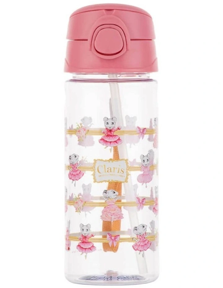Claris Drink Bottle With Straw 500ml in Multi image 1