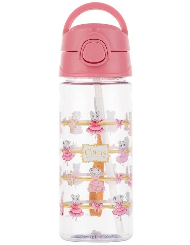 Claris Drink Bottle With Straw 500ml in Multi image 2