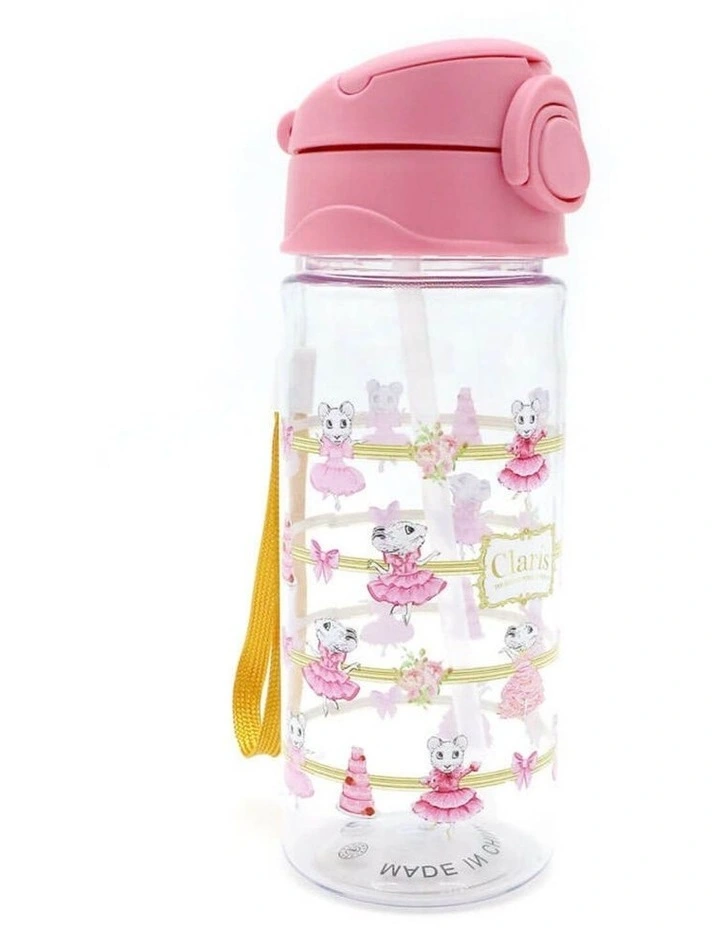 Claris Drink Bottle With Straw 500ml in Multi image 4