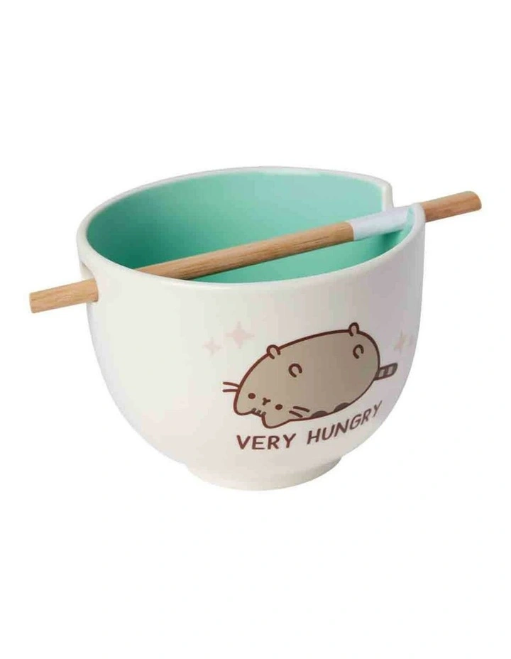 Very Hungry Ceramic Ramen Bowl Gift Box in Multi image 1