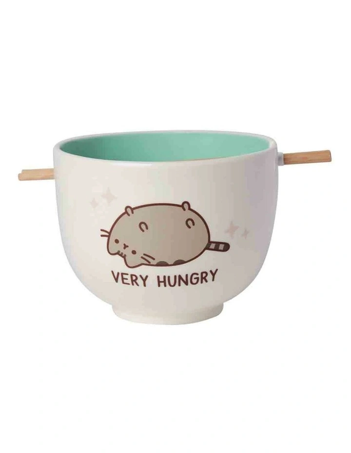 Very Hungry Ceramic Ramen Bowl Gift Box in Multi image 2