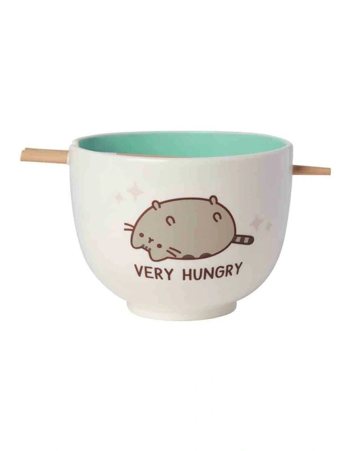 Very Hungry Ceramic Ramen Bowl Gift Box in Multi image 3
