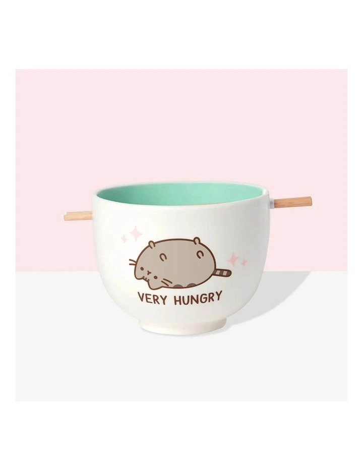 Very Hungry Ceramic Ramen Bowl Gift Box in Multi image 4