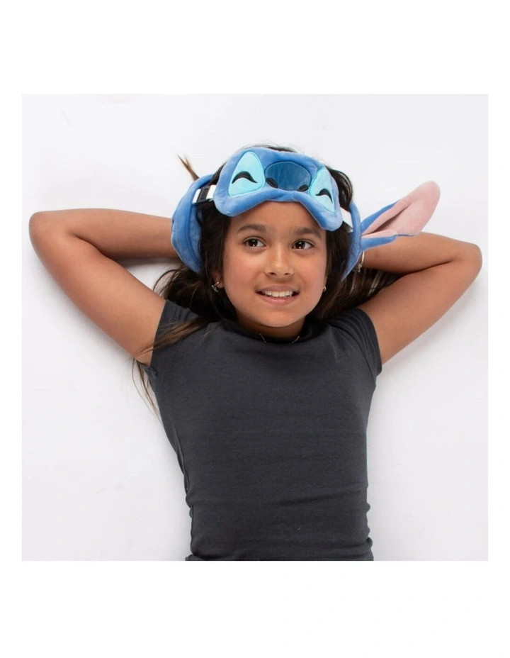 Stitch: Travel Pillow and Eye Mask Set with Cushion (3 years+) in Blue image 6