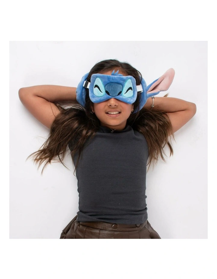 Stitch: Travel Pillow and Eye Mask Set with Cushion (3 years+) in Blue image 7