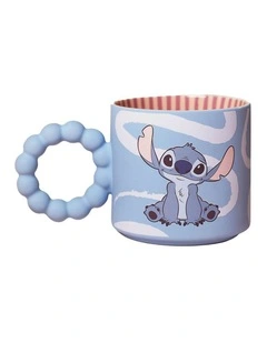 Home Stitch Ceramic Mug Gifts in Blue