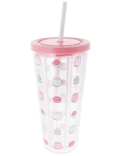 Sweets Beaker and Straw Travel Mug in Multi