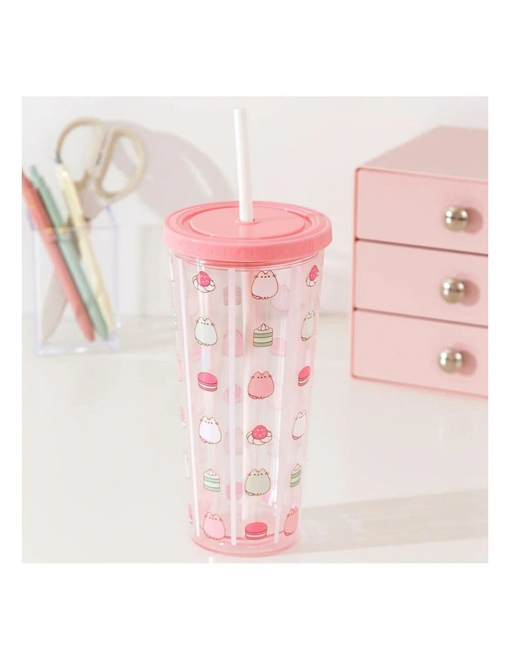 Sweets Beaker and Straw Travel Mug in Multi image 3