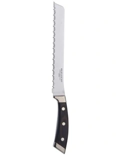 By Virgilio Bugatti Bread Knife in Black