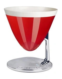Electronic Kitchen Scale With Timer in Red
