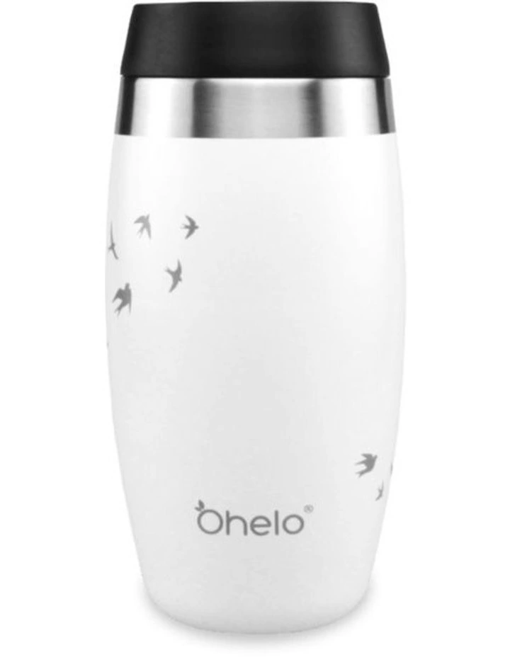 Etched Swallows Tumbler in 500ml White image 1