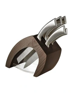 Knife Block Set in Tobacco