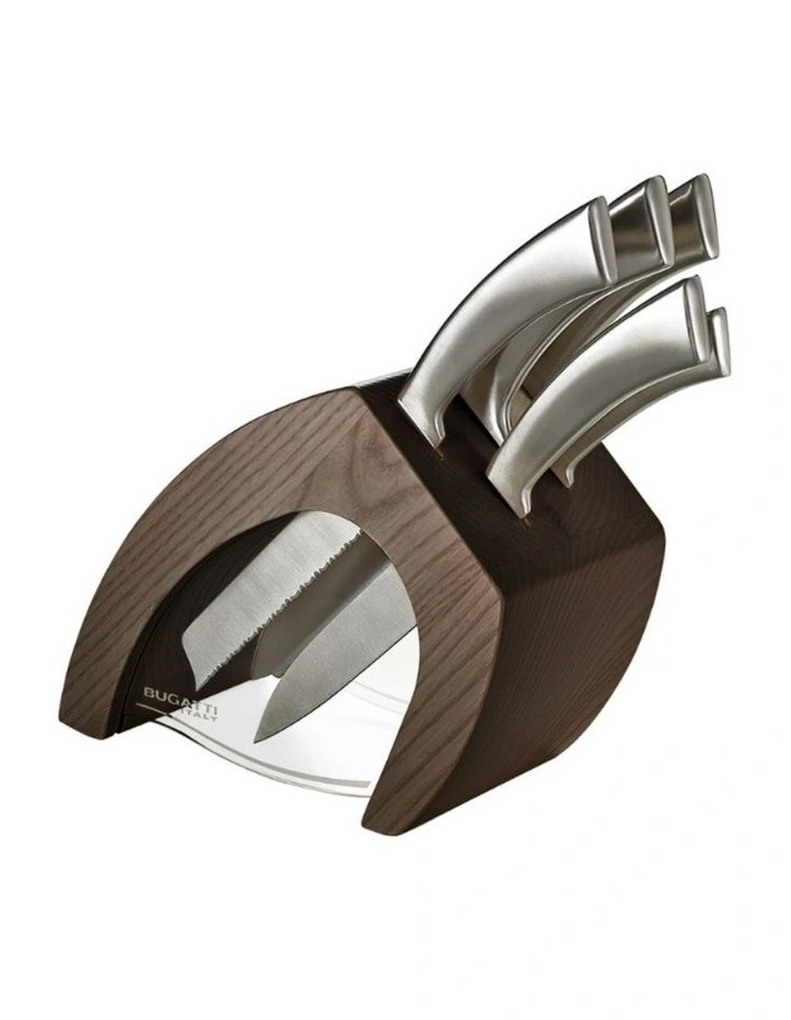 Knife Block Set in Tobacco image 1