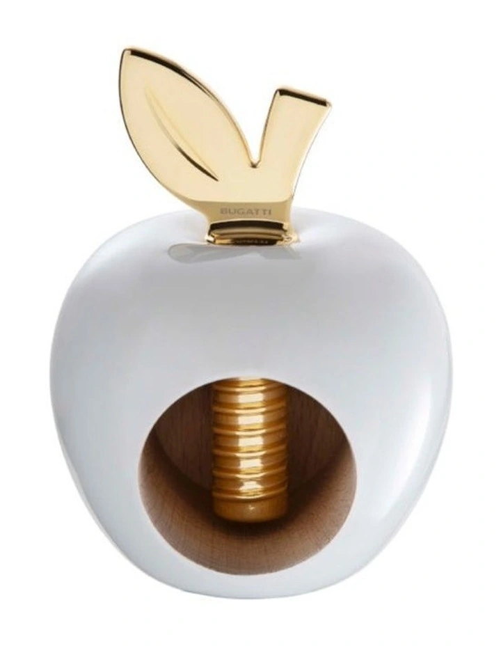 Eden Nutcracker with Gold Stalk in Glossy White image 1