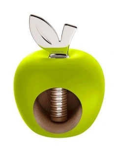 Eden Apple-Shaped Nutcracker in Glossy White