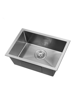 Kitchen Sink Stainless Steel Drop in Flush Under Mount Bowl 450X300MM