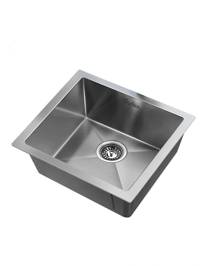 Kitchen Sink Stainless Steel Drop in Flush Under Mount Bowl 440X440MM image 1