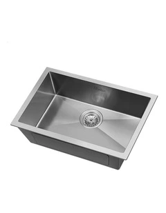 Kitchen Sink Stainless Steel Drop in Flush Under Mount Bowl 700X450MM