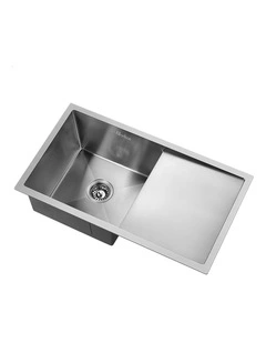 Kitchen Sink Stainless Steel Drop in Flush Under Mount Basin 870X450MM
