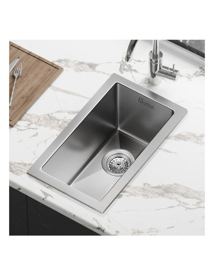 Kitchen Sink Stainless Steel Drop in Flush Under Mount Basin 250X450MM image 2