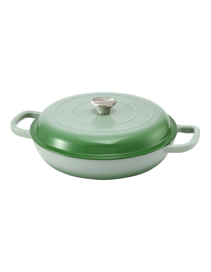 5-Star Chef 3.3L Enameled Cast Iron Dutch Oven Pot with Lid for Sourdough Bread Baking image 1