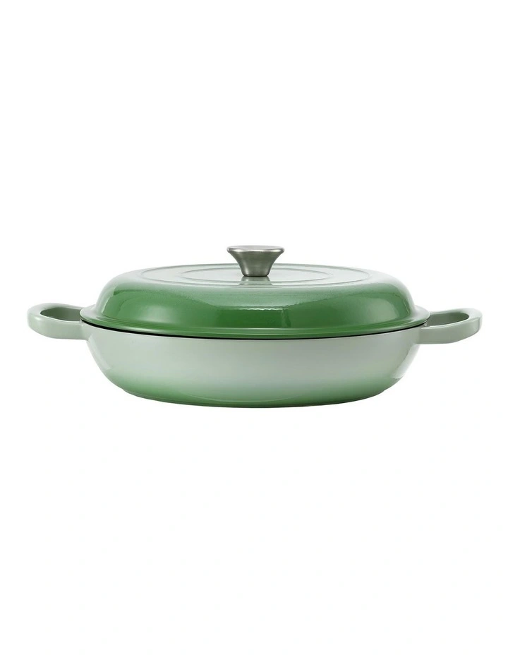 5-Star Chef 3.3L Enameled Cast Iron Dutch Oven Pot with Lid for Sourdough Bread Baking image 2
