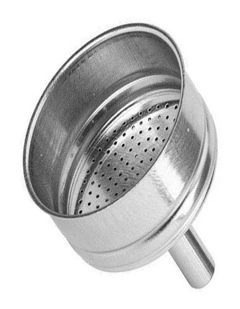 Bialetti Stainless Steel Funnel - 2 Cup Moka Induction