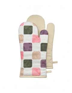 Joya Oven Mitt 2pk 19x35x2cm Beige