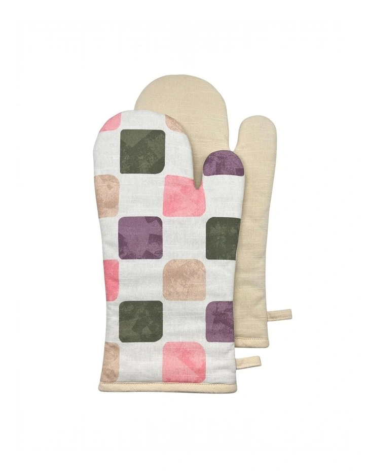 Joya Oven Mitt 2pk 19x35x2cm Beige image 1