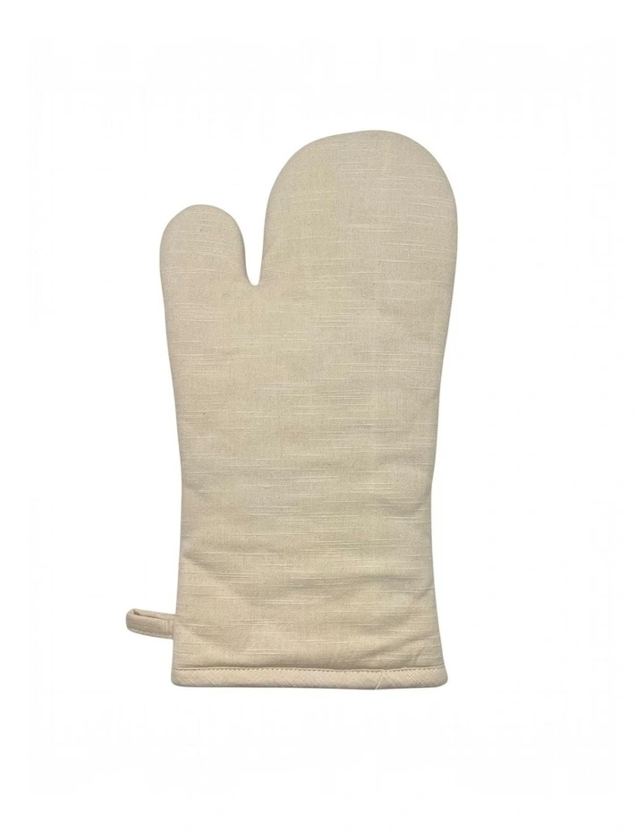 Joya Oven Mitt 2pk 19x35x2cm Beige image 3