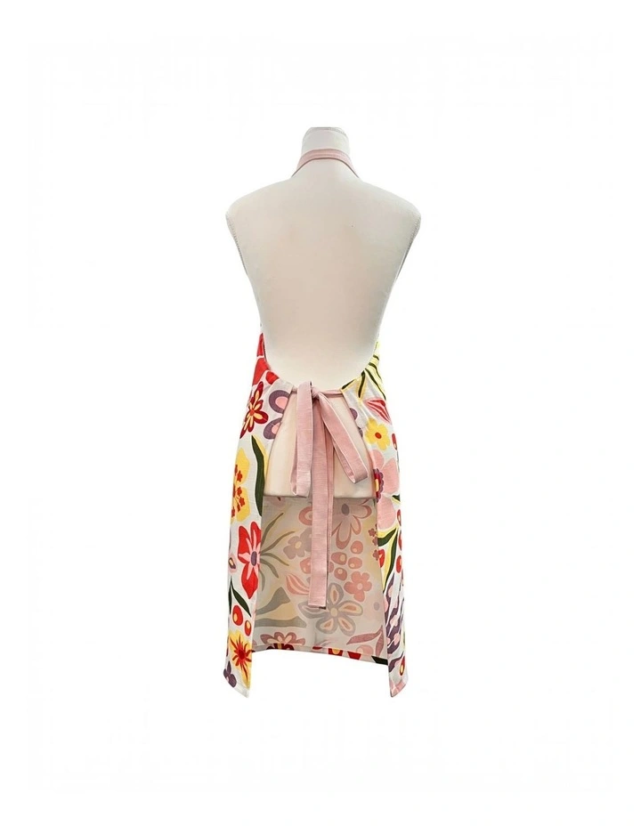 Charmie Floral Apron 83x68x0.2cm Pink Multi image 2