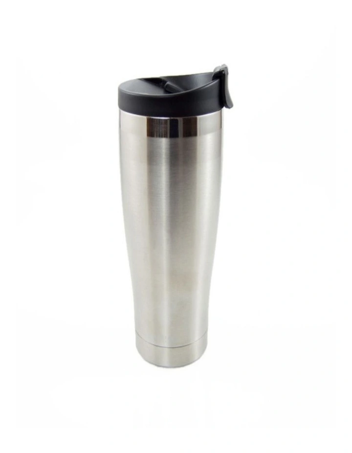Adventure Travel Mug Tumbler - 16oz - Brushed Silver image 1