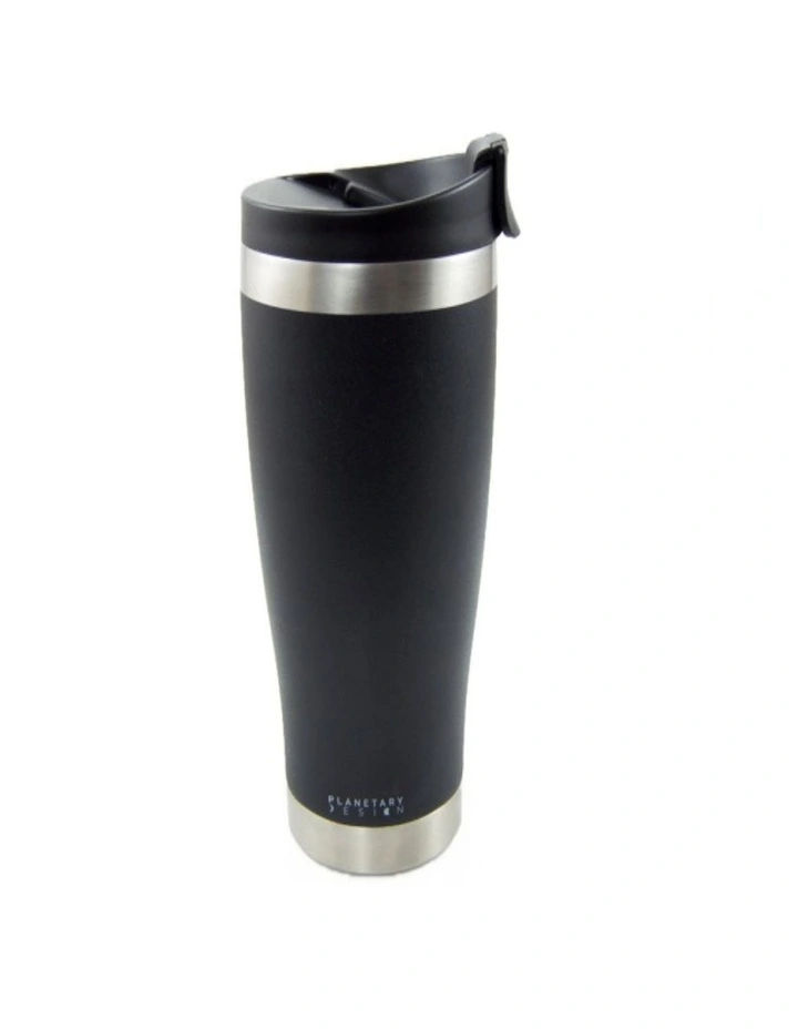 Adventure Travel Mug Tumbler - 16oz - Black image 1
