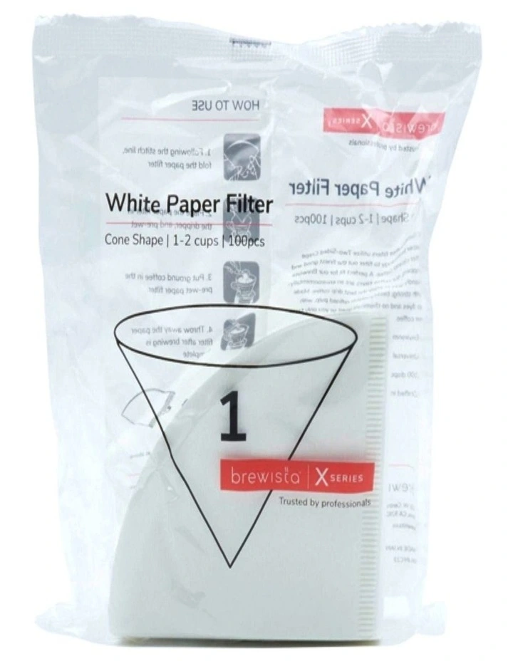 Brewista Cone Shaped Paper Filters - 1-2 Cup image 1