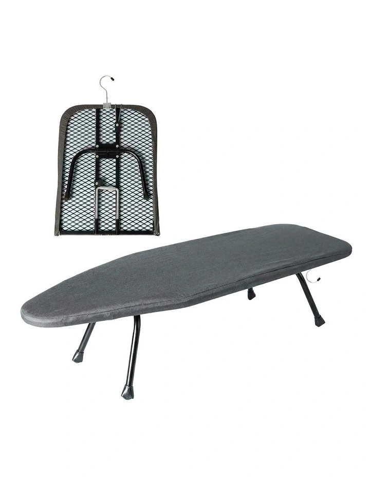 Levede Metal Table Ironing Board Folding Heat Resistant Cover 100% Cotton Pad image 1