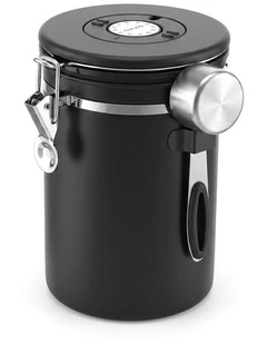 5-Star Chef 1.8L Stainless Steel Coffee Bean Storage Container Coffee Canister