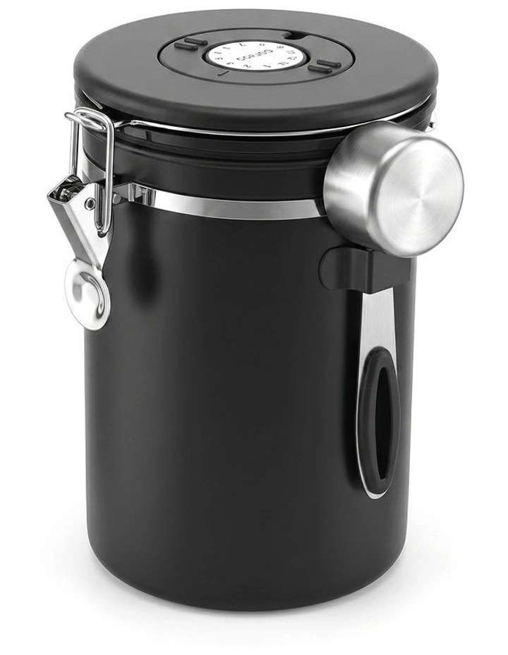 5-Star Chef 1.8L Stainless Steel Coffee Bean Storage Container Coffee Canister image 1