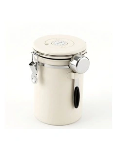 5-Star Chef 1.8L Stainless Steel Coffee Bean Storage Container Coffee Canister
