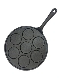 SOGA Cast Iron Takoyaki Fry Pan 23cm