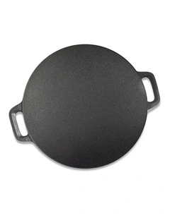 SOGA Cast Iron Induction Crepe Pan 34cm