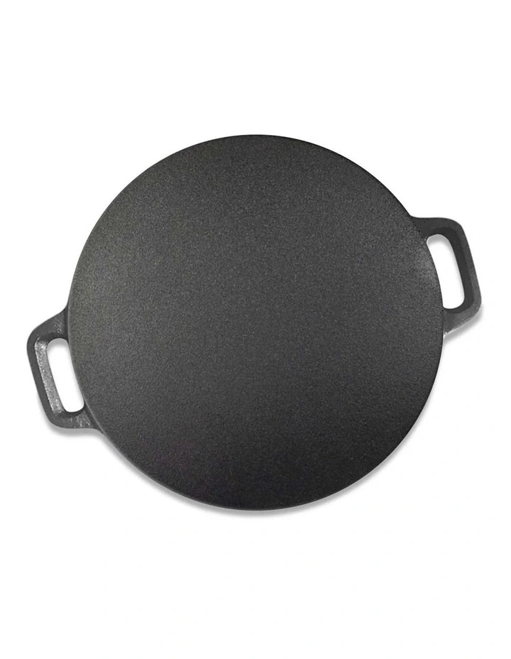 SOGA Cast Iron Induction Crepe Pan 34cm image 1