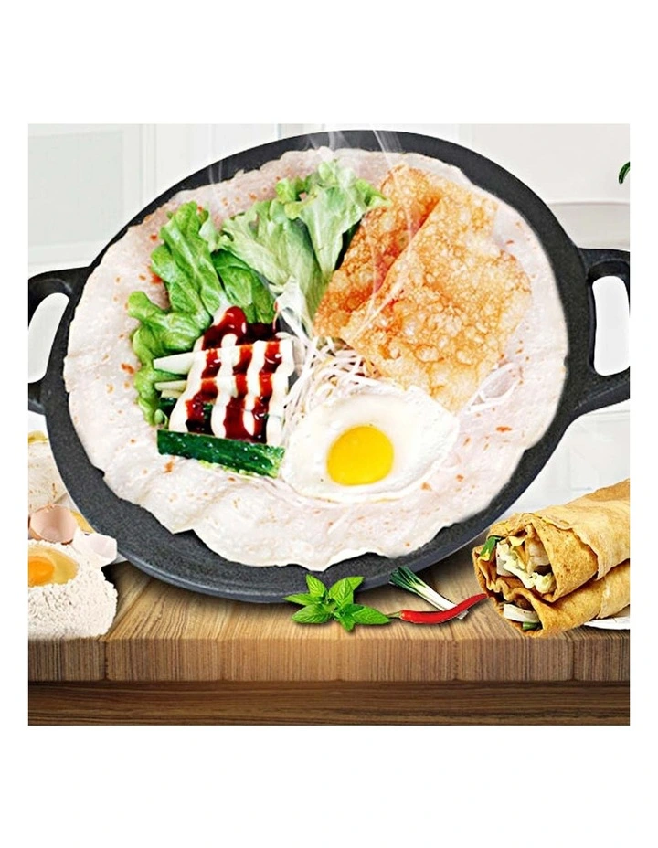 SOGA Cast Iron Induction Crepe Pan 34cm image 4