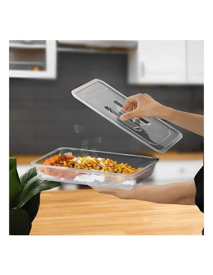 SOGA Clear Gastronorm 1/3 GN Lid Food Tray Top Cover image 3