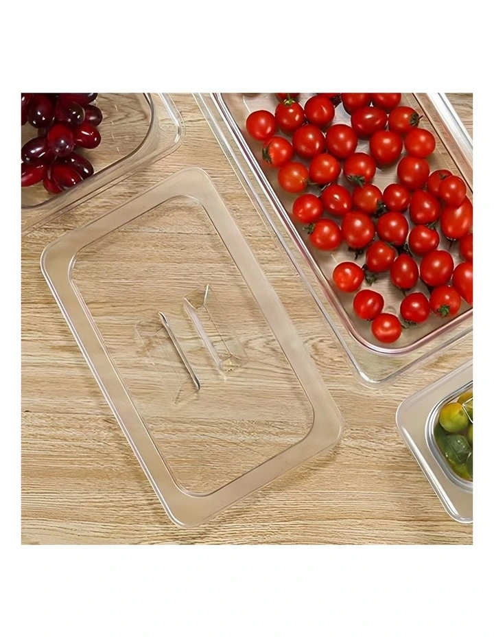 SOGA Clear Gastronorm 1/3 GN Lid Food Tray Top Cover image 6