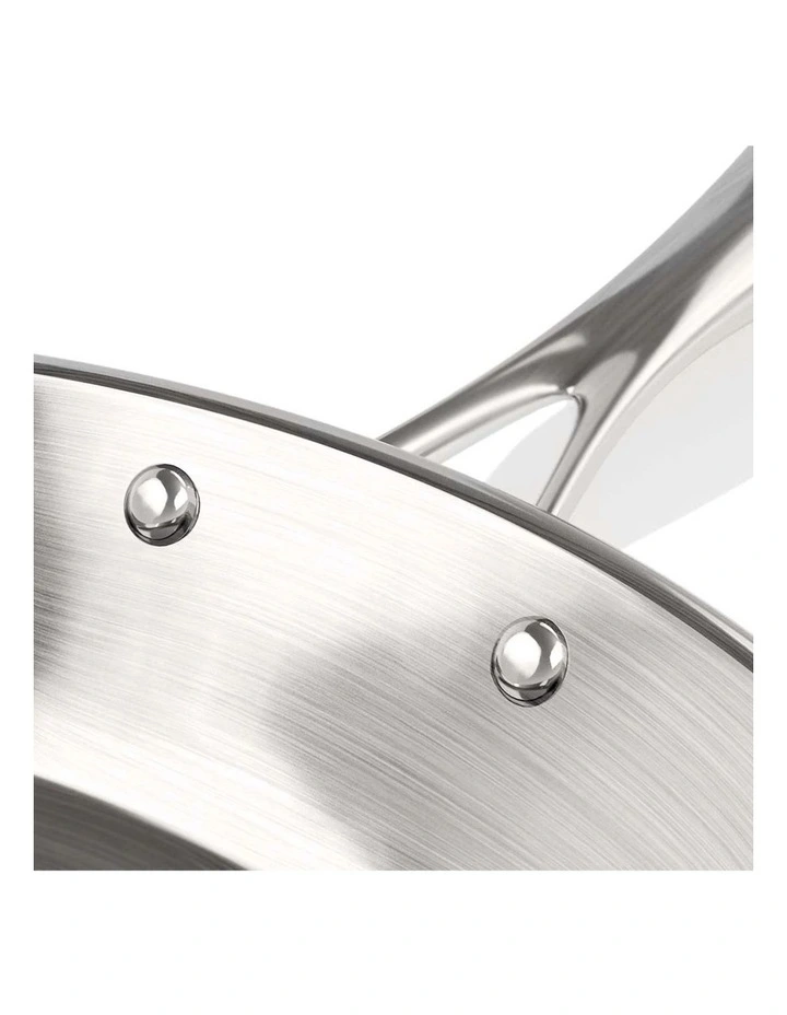 SOGA 6X Stainless Steel Fry Pan Induction Cooking Skillet Set image 5