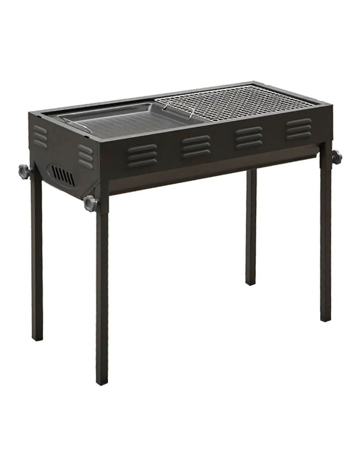 SOGA 66cm Portable Folding Box-Type Charcoal BBQ Grill image 1