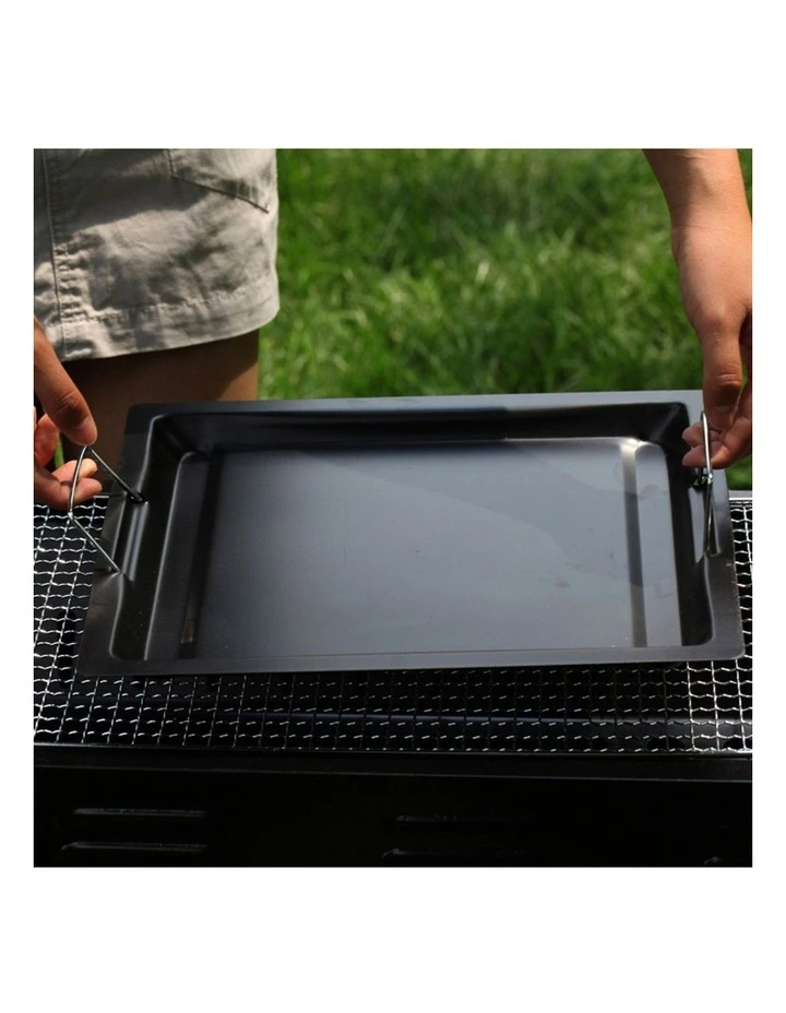 SOGA 66cm Portable Folding Box-Type Charcoal BBQ Grill image 3